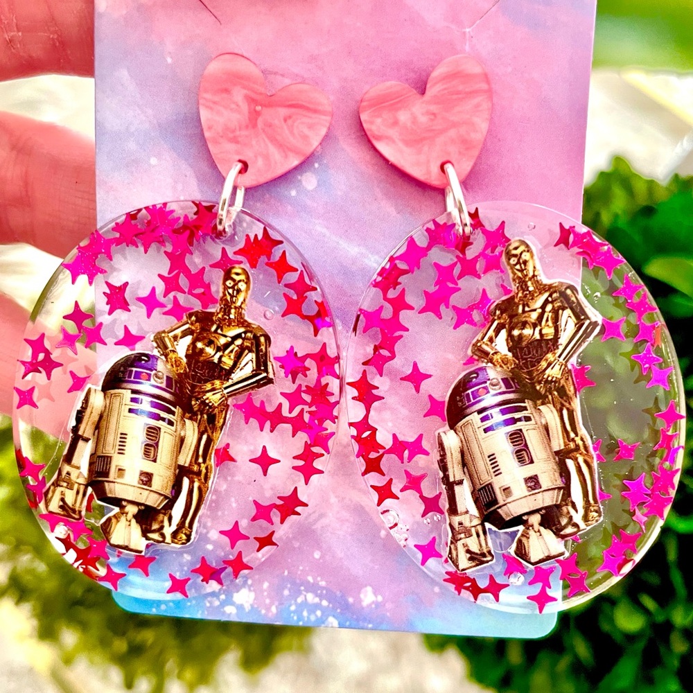 Star Wars Acrylic Dangle Earrings